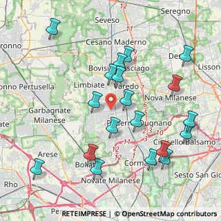 Mappa Via Fabio Filzi, 20030 Senago MI, Italia (4.39105)