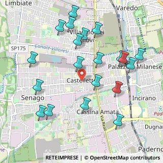 Mappa Via Guglielmo Marconi, 20030 Senago MI, Italia (1.0955)
