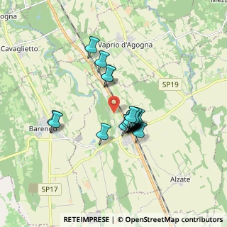 Mappa Via Circonvallazione, 28015 Momo NO, Italia (1.2245)