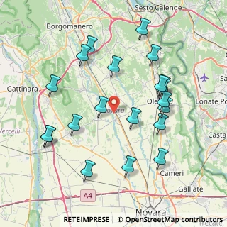 Mappa Via Circonvallazione, 28015 Momo NO, Italia (8.293)