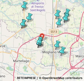 Mappa Via Loreto, 31021 Mogliano Veneto TV, Italia (4.01786)