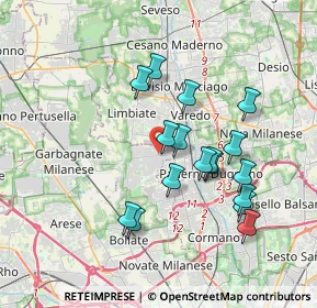 Mappa Via Alessandro Volta, 20030 Senago MI, Italia (3.31353)
