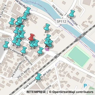 Mappa SP Quarto D'Altino Porte, 30020 Quarto d'Altino VE, Italia (0.14192307692308)