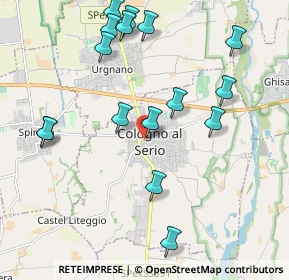 Mappa Piazza Giuseppe Garibaldi, 24055 Cologno Al Serio BG, Italia (2.23063)