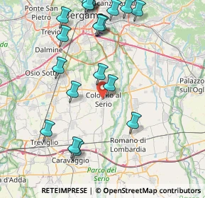 Mappa Piazza Giuseppe Garibaldi, 24055 Cologno Al Serio BG, Italia (9.71)