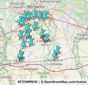 Mappa Piazza Giuseppe Garibaldi, 24055 Cologno Al Serio BG, Italia (7.445)