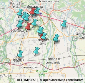 Mappa Piazza Giuseppe Garibaldi, 24055 Cologno Al Serio BG, Italia (7.27722)