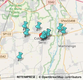 Mappa Piazza Giuseppe Garibaldi, 24055 Cologno Al Serio BG, Italia (2.34167)