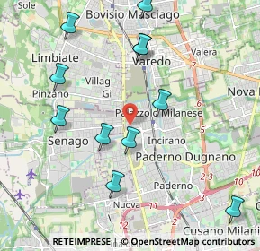 Mappa Via Luigi Boccherini, 20037 Paderno Dugnano MI, Italia (2.20364)