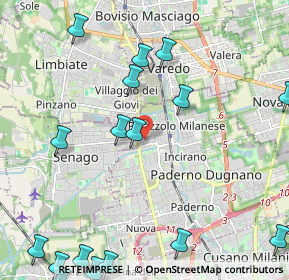 Mappa Via Luigi Boccherini, 20037 Paderno Dugnano MI, Italia (2.98882)