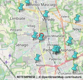 Mappa Via Luigi Boccherini, 20037 Paderno Dugnano MI, Italia (2.42231)