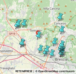 Mappa Via Pianette, 25064 Gussago BS, Italia (4.5465)
