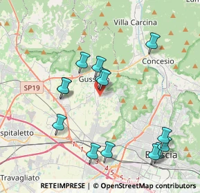 Mappa Via Pianette, 25064 Gussago BS, Italia (4.09643)