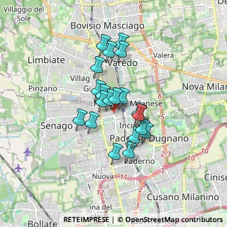 Mappa Via Giacomo Brodolini, 20037 Paderno Dugnano MI, Italia (1.272)