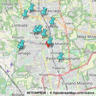 Mappa Via Giacomo Brodolini, 20037 Paderno Dugnano MI, Italia (2.04455)