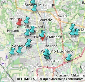 Mappa Via Filippo Turati, 20037 Paderno Dugnano MI, Italia (2.12158)