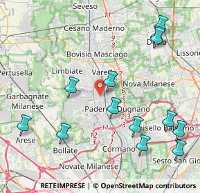 Mappa Via Filippo Turati, 20037 Paderno Dugnano MI, Italia (4.95462)