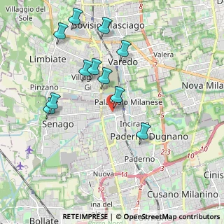 Mappa Via Risorgimento, 20037 Paderno Dugnano MI, Italia (2.01455)