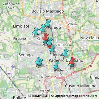 Mappa Via Risorgimento, 20037 Paderno Dugnano MI, Italia (1.45769)