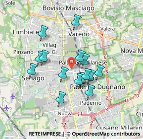 Mappa Via Sempione, 20037 Paderno Dugnano MI, Italia (1.466)