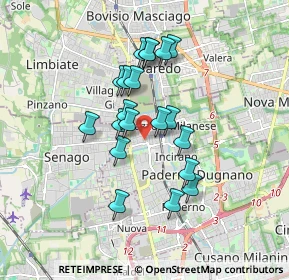 Mappa Via Sempione, 20037 Paderno Dugnano MI, Italia (1.4165)