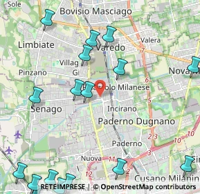 Mappa Via Sempione, 20037 Paderno Dugnano MI, Italia (3.04706)