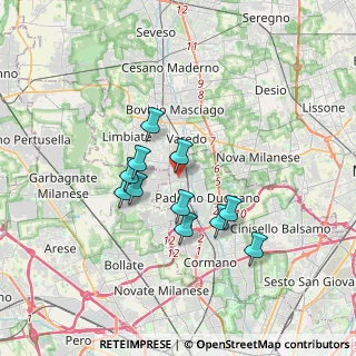 Mappa Via Risorgimento, 20037 Paderno Dugnano MI, Italia (2.82818)