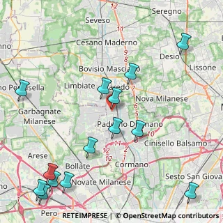 Mappa Via Risorgimento, 20037 Paderno Dugnano MI, Italia (5.49)