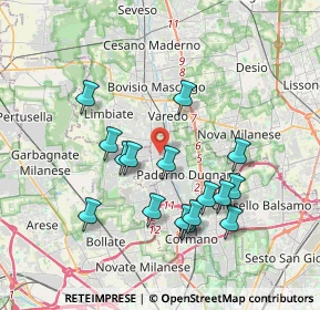 Mappa Via Sempione, 20037 Paderno Dugnano MI, Italia (3.5375)