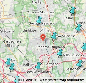 Mappa Via Risorgimento, 20037 Paderno Dugnano MI, Italia (6.77929)