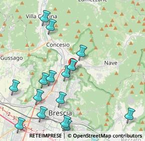 Mappa Via Conicchio, 25136 Nave BS, Italia (5.9075)