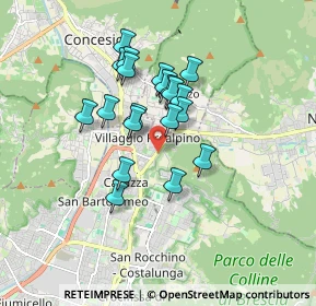 Mappa Via Conicchio, 25136 Nave BS, Italia (1.357)