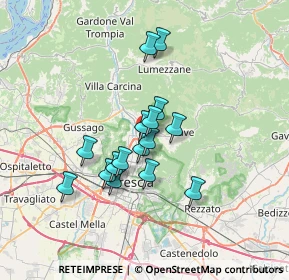 Mappa Via Conicchio, 25136 Nave BS, Italia (5.28063)