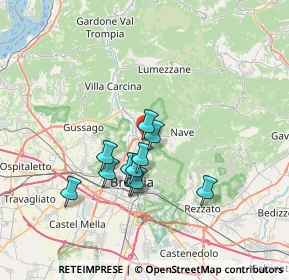 Mappa Via Conicchio, 25136 Nave BS, Italia (5.58273)