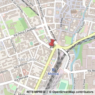 Mappa Via Camillo Benso Cavour, 3, 20900 Monza, Monza e Brianza (Lombardia)