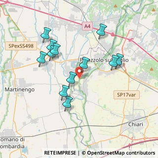 Mappa Via Fiume Oglio, 25037 Pontoglio BS, Italia (3.575)