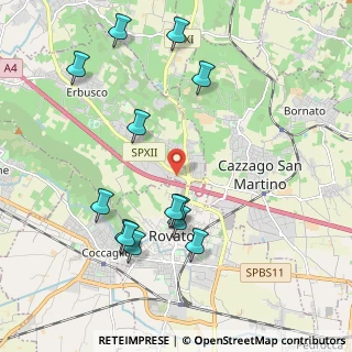 Mappa C.C. Le Porte Franche, 25030 Erbusco BS, Italia (2.21154)