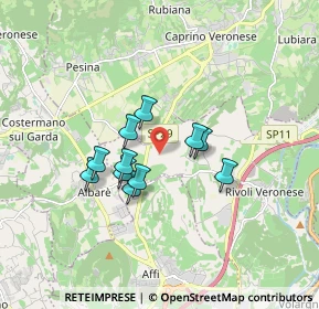 Mappa Località Casalmenini, 37010 Caprino veronese VR, Italia (1.27)