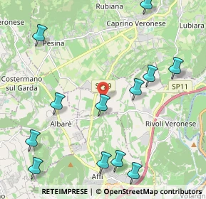 Mappa Località Casalmenini, 37010 Caprino veronese VR, Italia (2.60917)