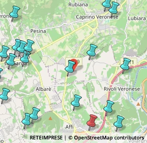 Mappa Località Casalmenini, 37010 Rivoli Veronese VR, Italia (3.086)