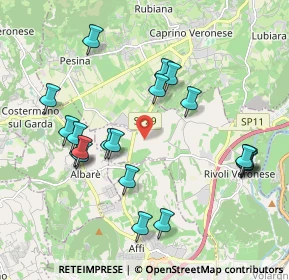 Mappa Località Casalmenini, 37010 Caprino veronese VR, Italia (2.048)