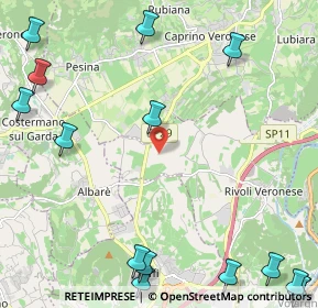 Mappa Località Casalmenini, 37010 Caprino veronese VR, Italia (3.45667)