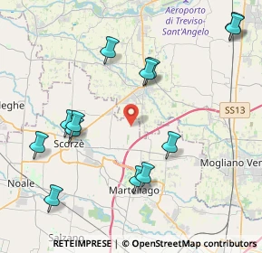 Mappa Via Lodovico Ariosto, 30037 Scorzè VE, Italia (4.58)