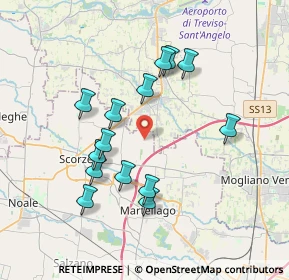 Mappa Via Lodovico Ariosto, 30037 Scorzè VE, Italia (3.435)