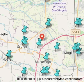 Mappa Via Lodovico Ariosto, 30037 Scorzè VE, Italia (5.347)