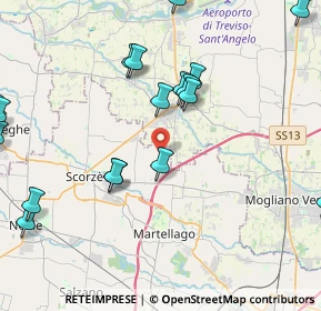 Mappa Via Lodovico Ariosto, 31059 Zero Branco TV, Italia (5.415)