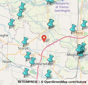 Mappa Via Lodovico Ariosto, 30037 Scorzè VE, Italia (5.676)