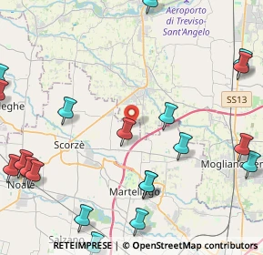 Mappa Via Lodovico Ariosto, 31059 Zero Branco TV, Italia (6.0625)