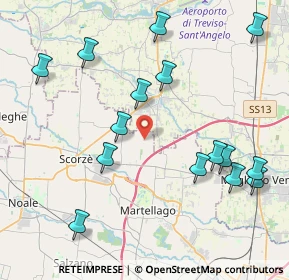 Mappa Via Lodovico Ariosto, 30037 Scorzè VE, Italia (4.664)