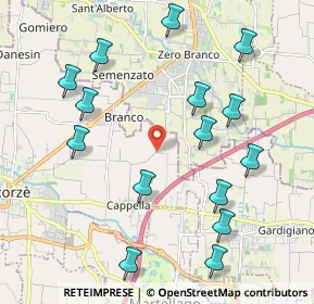 Mappa Via Lodovico Ariosto, 31059 Zero Branco TV, Italia (2.28267)